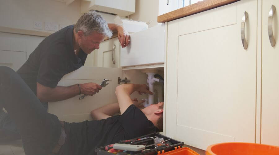 Professional burst pipe repair services in Knoxville, IL
